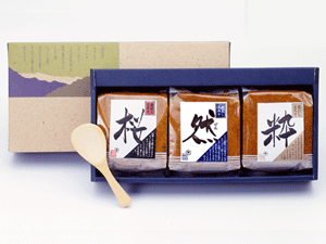 桜中味噌　【S-5】 「桜」「然」「粋」詰合セット（特製みそべら付）