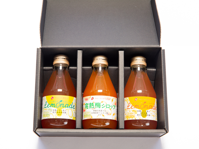 人気ドリンクシロップ 3種ギフトセット（180ml×3本）商品詳細｜無添加