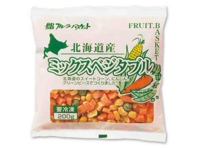 北海道産冷凍ミックスベジタブル（200g） 商品詳細｜無添加ジャム