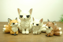 アニマルシリーズ】キツネの置物