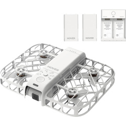 [ドローンカメラ] HOVERAir X1 Smart オールインワンセット AI飛行カメラ カメラ付き 2.7k画質 小型ドローン100g未満 免許不要 HDR動画撮影 飛行時間55分 自動追跡 azdc006