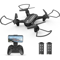 [ドローンカメラ] 100g未満 バッテリー2個付き 最大飛行時間22分 スマホ連動 2.4GHz 高度維持 放り投げ飛行 azdc013