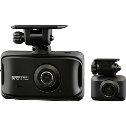 [ドライブレコーダー] コムテック(COMTEC) 前後2カメラ ZDR045 STARVIS2搭載 夜間撮影性能向上 前後200万画素 FullHD GPS搭載 後続車両接近お知らせ機能搭載 運転支援機能搭載 日本製 3年保証 mc-azdr036