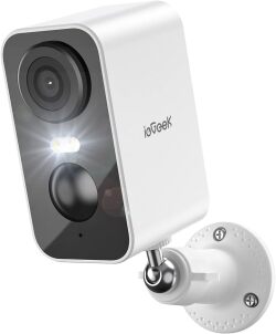 【SALE対象商品】[屋外・屋内兼用 防犯カメラ] スマート防犯カメラ 2K高画質撮影 夜間自動暗視撮影 1回の充電で最大6ヶ月使用可能 遠く離れた場所からスマホで遠隔監視・撮影 AI人体認識 PIR動体検知 双方向音声 音声警報 IP65防水機能搭載 mc-azsc001