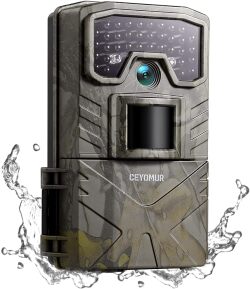[トレイルカメラ] 3000万画素 フルHD 防犯カメラ IP66防水防塵 赤外線LED搭載 暗視撮影 監視カメラ 動体検知 人感センサー搭載 自動上書録画 電池タイプ