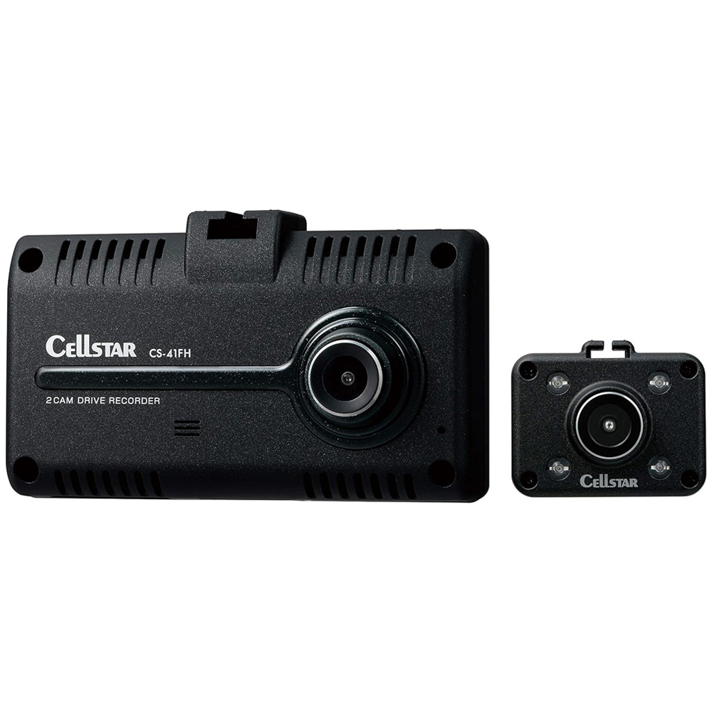 [ドライブレコーダー] セルスター(CELLSTAR) 前方・車内2カメラ 200万画素/100万画素 FullHD/HD HDR STARVIS 2.4インチ microSD(32GB)付 駐車監視機能 安全運転支援機能 GPSお知らせ機能(データ更新無料) 日本製 3年保証 mc-azdr040