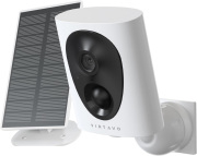 [屋外用 防犯カメラ] ソーラーパネル付き スマート防犯カメラ カラー暗視撮影 2K 自動追跡 PTZ機能 双方向会話 alexa対応 mc-azsc038