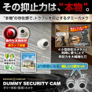 [mc-dc001] [ダミー防犯カメラ] [2個セット] 赤色LED点滅タイプ 室内外対応 リアルな監視カメラ外観で防犯対策に最適