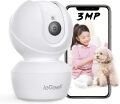 【SALE対象商品】[屋内用 防犯カメラ] スマート防犯カメラ 300万画素 自動追跡 離れた場所からスマホで遠隔監視 遠隔操作 双方向通話 夜間撮影 動体検知 監視カメラ ベビーモニター ペットカメラ mc-azsc027