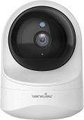 【SALE対象商品】[屋内用 防犯カメラ] スマート防犯カメラ 200万画素 離れた場所からスマホで遠隔監視 遠隔操作 双方向通話 夜間撮影 動体検知 監視カメラ ベビーモニター ペットカメラ mc-azsc028