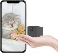 【SALE対象商品】[屋内用 防犯カメラ] スマート防犯カメラ スマホ連動 マグネットマウント付属 双方向通話 赤外線暗視撮影 Alexa/Google対応 ブラック mc-azsc034