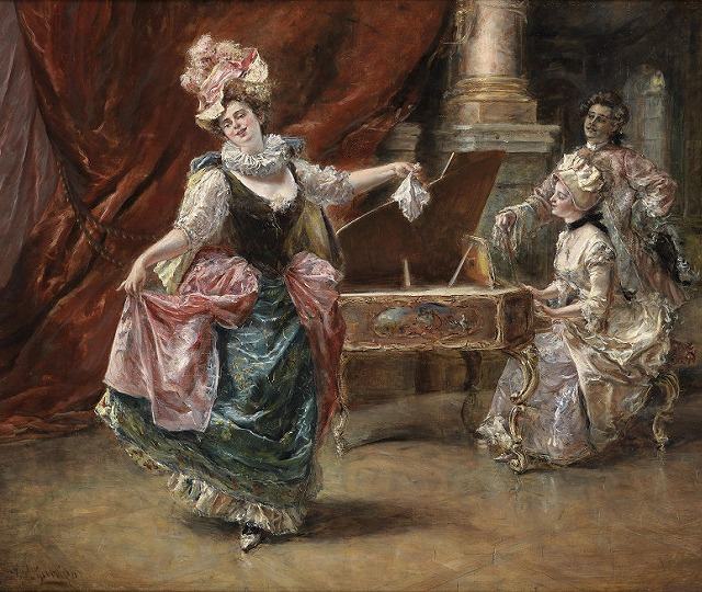 素敵な貴婦人の絵画