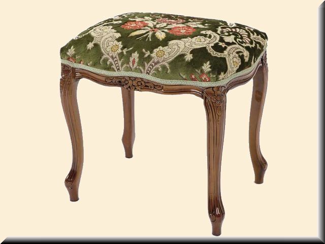 fu-collection】 イタリア製 クラッシック スツール 金華山 グリーン系