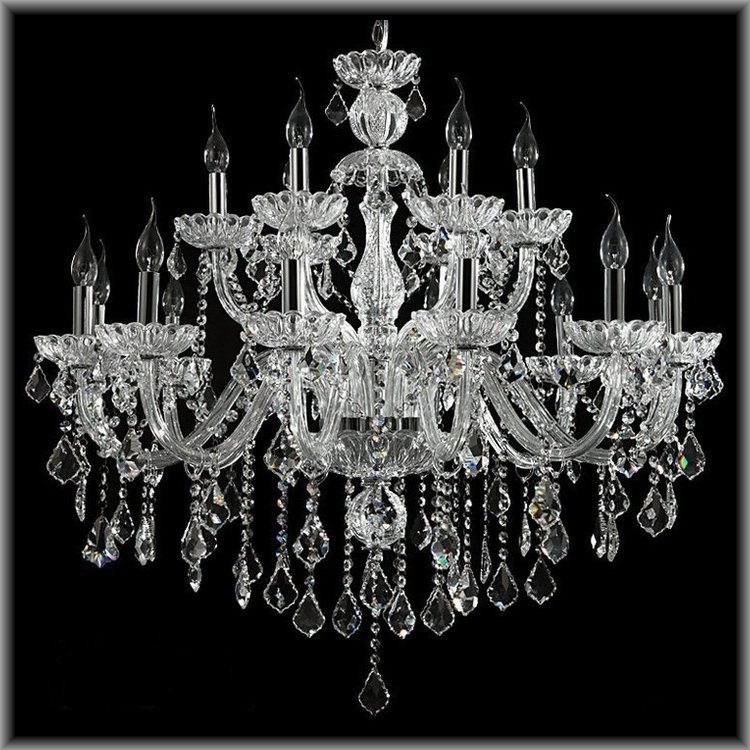 クリスタル18灯シャンデリア