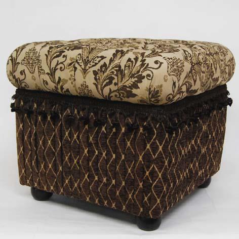 ジェニファーテイラー　Broderick　ブローデリック　ボックススツール　収納付　送料無料