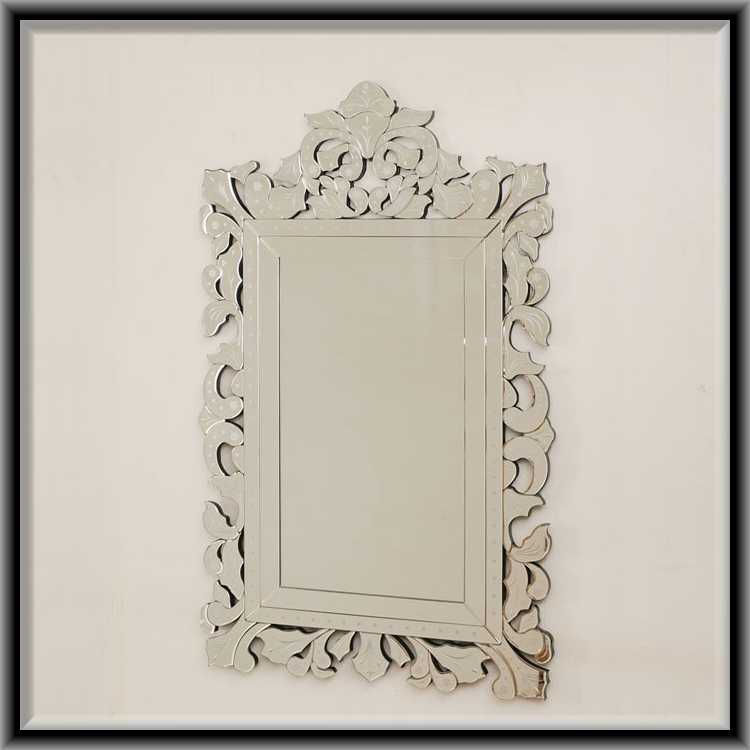 ウォールミラー　エレガント　ウォールデコレーション　W67cm/H108cm　送料無料