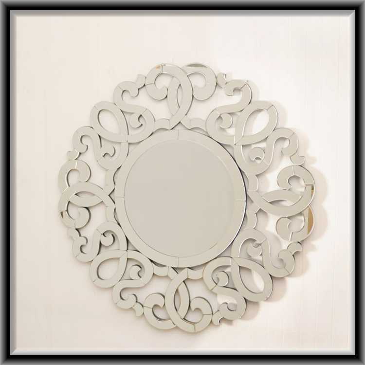 ウォールミラー　エレガント　ウォールデコレーション　90cm 　送料無料