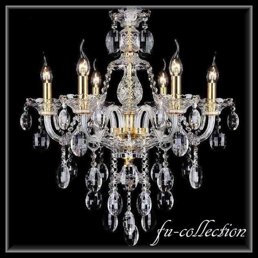 クリスタルシャンデリア6灯