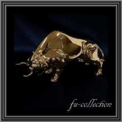 イタリア製　高級セラミック　バイソン　ゴールド　送料無料