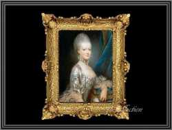 fu-collection】 ヨーロッパ名画 マリーアントワネット肖像画 イタリア