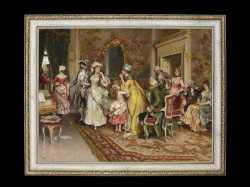 fu-collection】 ヨーロッパ名画 貴族・貴婦人 0261L 98×78 大型