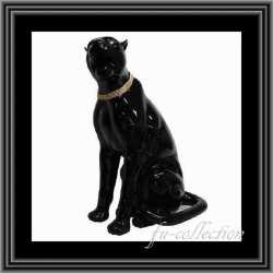 イタリア製　高級セラミック　ブラックパンサー　　送料無料