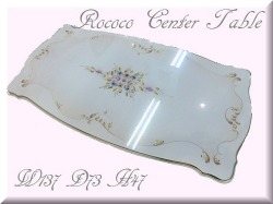 ロココ調　センターテーブル　137 スクエア