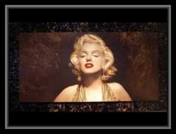 イタリア アートフレーム マリリン モンロー ゴールド 5000-74g イタリア製 輸入雑貨 アートフレーム マリリン モンロー Marilyn