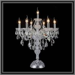 クリスタル7灯テーブルランプ