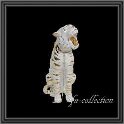 ホワイトタイガー 置物 ブルースワロフスキー インテリア オブジェ イタリア ホワイトタイガー 置物 ブルースワロフスキー インテリア オブジェ