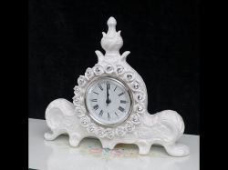 イタリア　ロココ調雑貨　陶器置き時計