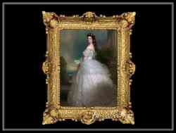 fu-collection】 ヨーロッパ名画 オーストリア皇妃エリザベート肖像画