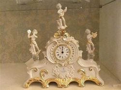 イタリア製　天使楽隊　置き時計