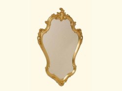 イタリア製　ゴールドフレームミラー