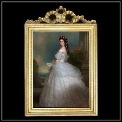 fu-collection】 ヨーロッパ名画 ロココ調 エリザベートの額絵 eliz1