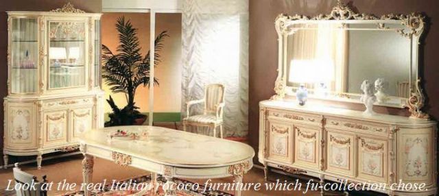 イタリア本格クラッシックロココ家具