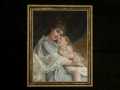 ヨーロッパ絵画　貴婦人と子供  442S　46×58  ロココ額絵  送料無料