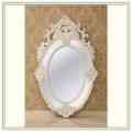 ロココ調ウォールミラー　ホワイト　W75 D4 H120cm  送料無料