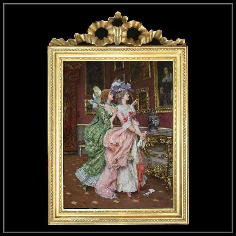 素敵な貴婦人の額絵