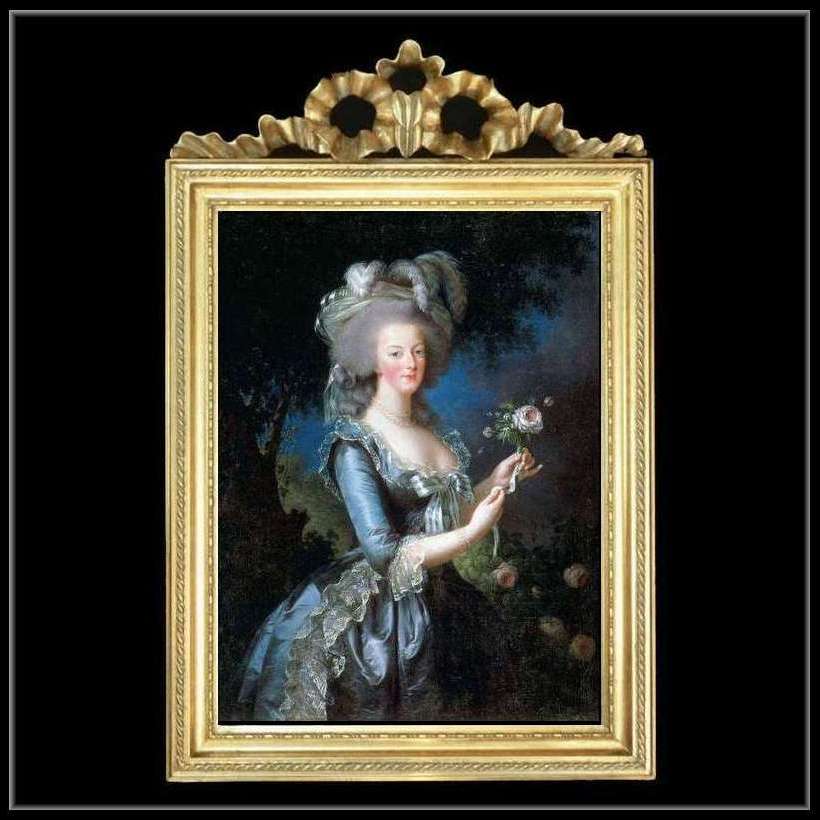 マリーアントワネットの額絵