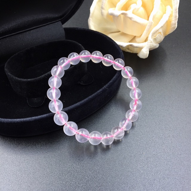 ローズクォーツブレスレット　8ミリ