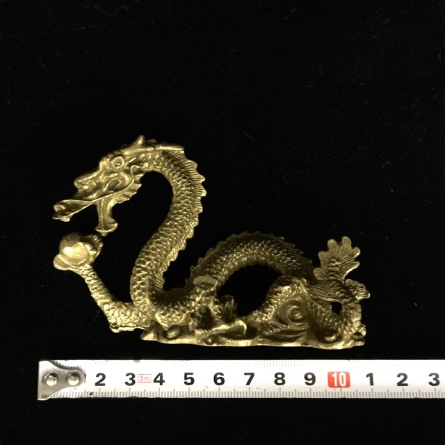 真鍮5本指龍・小