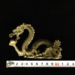 真鍮5本指龍・小