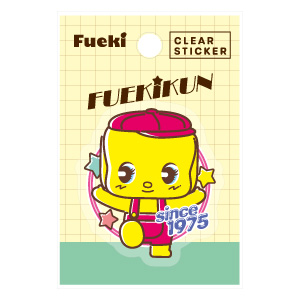 フエキくんダイカット クリアステッカー(CFSC3)