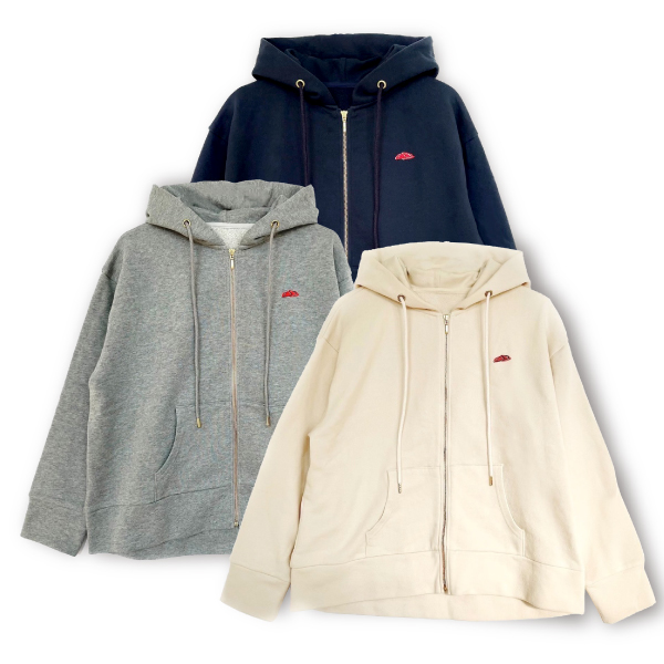 【フエキクラシック】フエキくん帽子ロゴパーカー　レディス