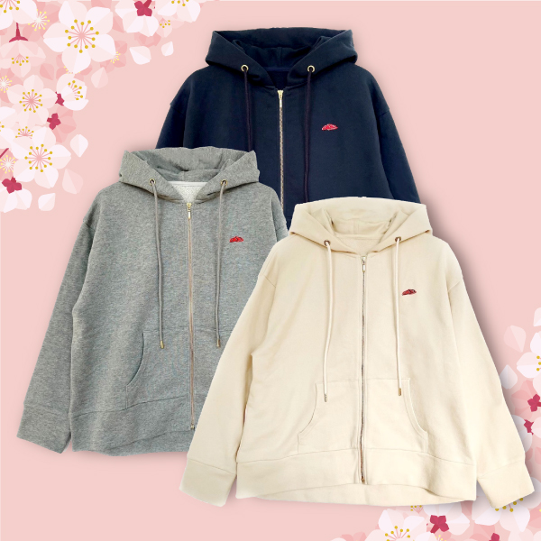 【フエキクラシック】フエキくん帽子ロゴパーカー　レディス