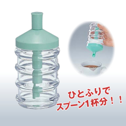 ワンタッチ シュガーポット クリアー 砂糖 粉末茶 容器