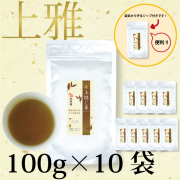 セール中！　パウダー茶　インスタント茶【上雅シリーズ】業務用　風雅園　粉末上焙じ茶「給茶機対応」2000杯分（100ｇ×10袋）