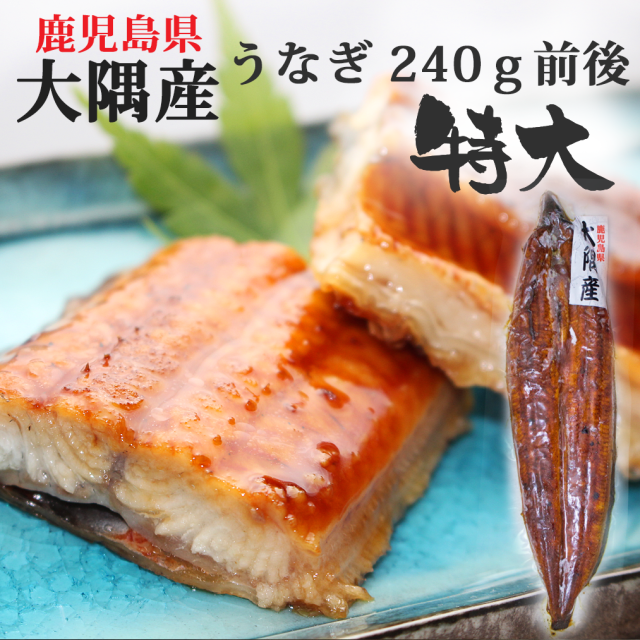 【鹿児島県 大隅産】国産うなぎの蒲焼き1尾／JF山口より出荷します