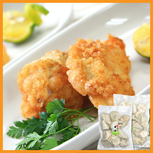 【まとめ割キャンペーン対象】国産 天然ふぐ唐揚／下関工場直送、株式会社魚重